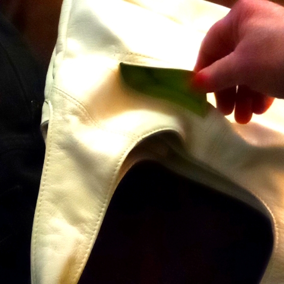 8x15 Leather Kenneth Cole shoulder bag - Picture 7 of 8